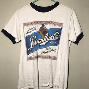 RARE- Classic Leinenkugel’s ringer tee
